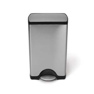 simplehuman Brushed Stainless Steel Indoor Garbage Can CW1814INT 