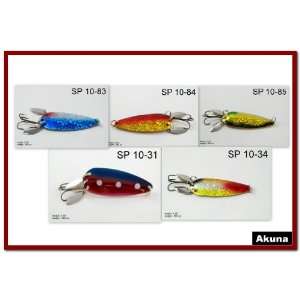  Fishing Lures with 2 Side Spoons for Northern Pike, Salmon, Walleye 