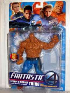 FANTASTIC 4 THING Stomp N Clobber action figure with electronic 