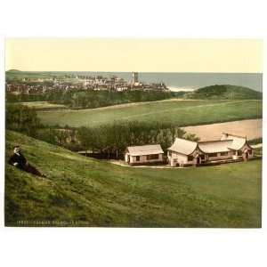 1890s photo Golf club house, Cromer, England. Photochrom (also called 
