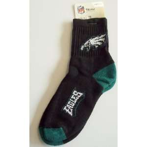   Eagles Team Color Football Socks Mens Medium 5 10