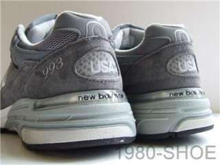 Extra Wide Fit 4E New Balance 993 SSG Mens Dark Grey Suede Trainers 