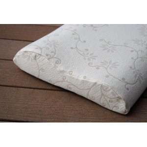 Suite Comfort Contoured Latex Rubber Pillow 