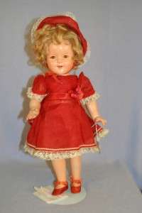 Shirley Temple doll 18 inch IDEAL Vinyl/Plastic  