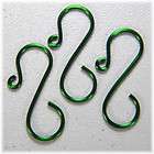 mid size 1 1 2 inch green ornament hooks christmas