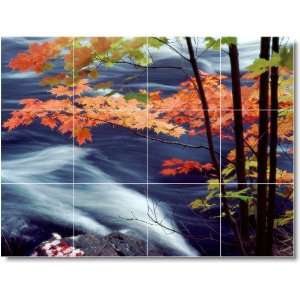  River Picture Mural Tile R048  12.75x17 using (12) 4.25x4 