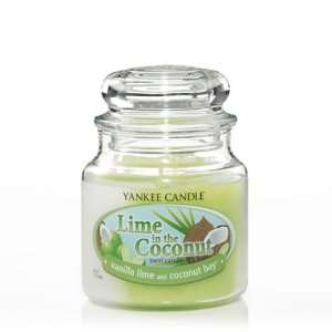  Yankee Candle 12 Oz. Lime in the Coconut Swirl Jar Candle 