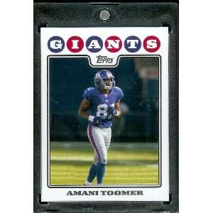  2008 Topps # 140 Amani Toomer   New York Giants   NFL 