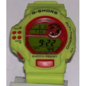  Shors Digital Sports Watch G Shors Edition Neon/Red 