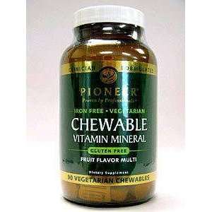  Pioneer   Chewable Vitamin Mineral Iron Free   90 chew 