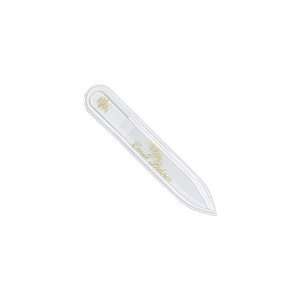  Camille Beckman Small Crystal Glass Nail File, Rose Logo 