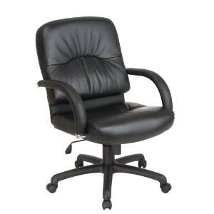  Mid Back Conference Room Leather Chair   EX5301 Office 