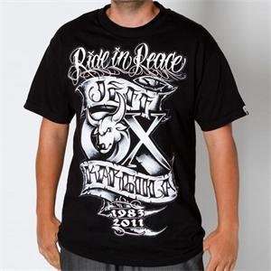  Metal Mulisha RIP OX T Shirt   2X Large/Black Automotive