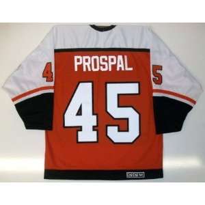  Vaclav Prospal Philadelphia Flyers Jersey Orange Large 