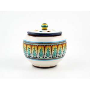   Ceramic Garlic Jar Vario F1   Handmade in Deruta