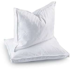  2 White Goose Down Pillows