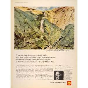  1967 Ad Shell Grey Mares Tail Falls Dumfries Scotland 