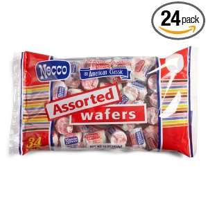 Necco Assorted Jr.,16 Ounce Bags (Pack of 24)  Grocery 
