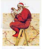 Norman Rockwell Prints Eight Christmas From The 1930s  