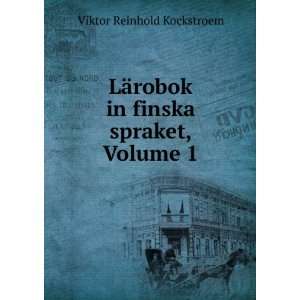   Spraket, Volume 1 (Finnish Edition) Viktor Reinhold Kockstroem Books