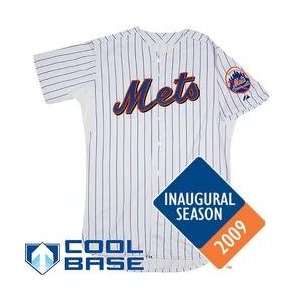  New York Mets Authentic Home Cool Base Jersey w/2009 