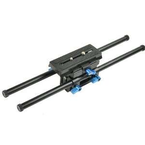   System 15mm Rod Rig Base Plate for HD DSLRs, Supports Follow focus