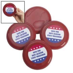 Personalized Patriotic Mini Flying Disks   Games & Activities & Flying 