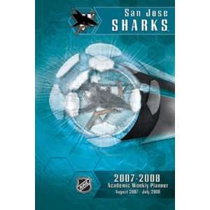  San Jose Sharks 2007   2008 5x8 Academic Weekly Assignment 