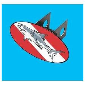  Designer Shark Automobile Trailer Hitch Cover