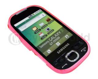 PINK Gel Case Cover Samsung Galaxy 5 GT I5500 Europa  