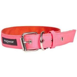  Wagwear Cordura Collar   Pink   Size 20 (Quantity of 2 