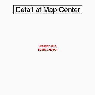  USGS Topographic Quadrangle Map   Shallotte OE S, North 