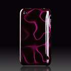 Marbled Red hard case cover faceplate iPhone 3G 3GS  