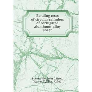    alloy sheet John C,Reed, Warren D,Niles, Alfred Buckwalter Books