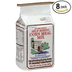 Weisenberger White Cornmeal Mix, 2 Pound Grocery & Gourmet Food