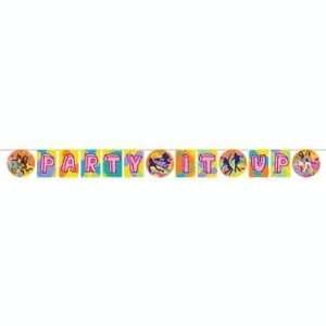  Disneys Shake It Up Party It Up Plastic Letter Banner 
