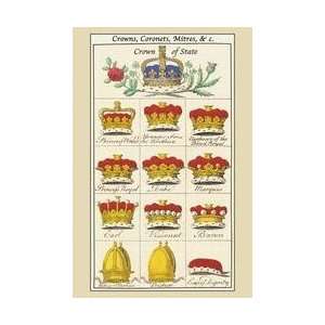  Crowns Coronets and Mitres 24x36 Giclee