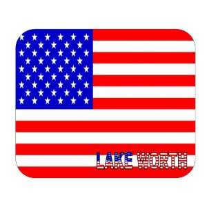  US Flag   Lake Worth, Florida (FL) Mouse Pad Everything 