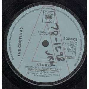    HEARTACHE 7 INCH (7 VINYL 45) UK CBS 1978 CORTINAS Music