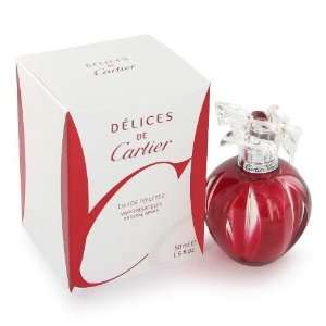  DELICES DE CARTIER Perfume for women by Cartier, 1 oz EDT 