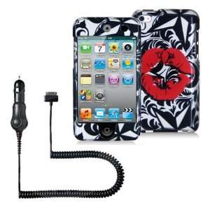  iPOD TOUCH 4 / 4G / 4TH HOT LIPS KISS CASE AND PUREGEAR 