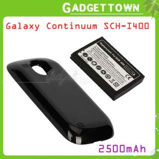 Extended Battery+Cover Fr Samsung Galaxy Continuum I400  