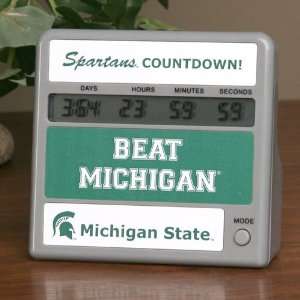    Michigan State Spartans Rivalry Countdown Clock