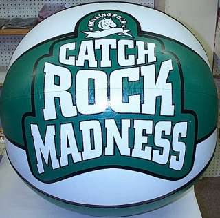 Rolling Rock Catch Madness Beach Ball Basketball Sign  