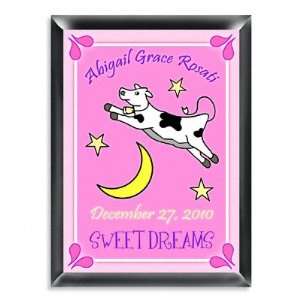  Personalized Girls Cow Jumping over the Moon Sign