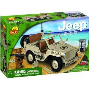  COBI Small Army Jeep Willys Deser Historical Replica, 100 