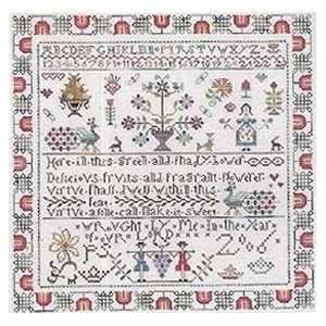  Knots and Flowers Sampler, Cross Stitch from Praiseworthy 