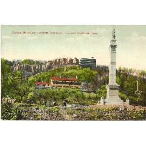 1915 Vintage Postcard Cravens House and Lookout Battlefield Lookout 