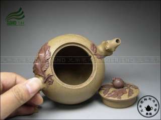 5000friend Interesting Yixing ZiSha Pottery Old Guava Teapot  