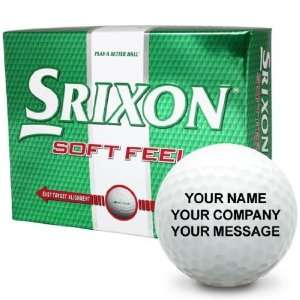    Srixon Soft Feel Personalized Golf Balls